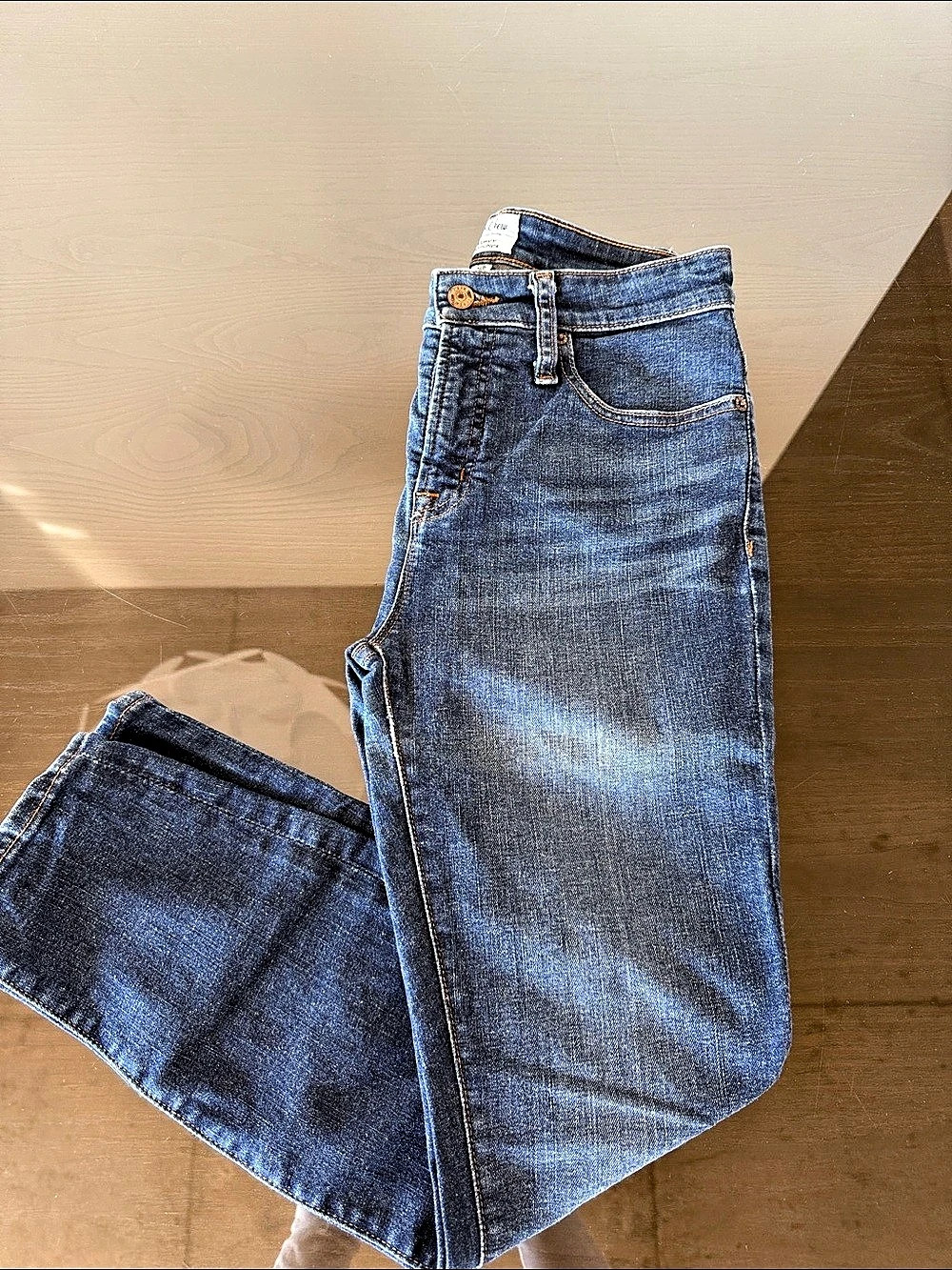 J.Crew Curvy Toothpick Jean Skinny Jeans Blue Waist 26P